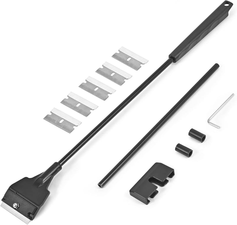 Aquarium Glass Scraper with 5 Blades, 21