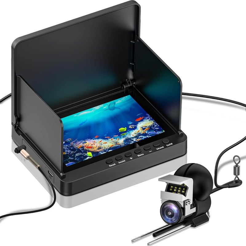 Fishing Camera with Night Vision, 100ft Cable & 5