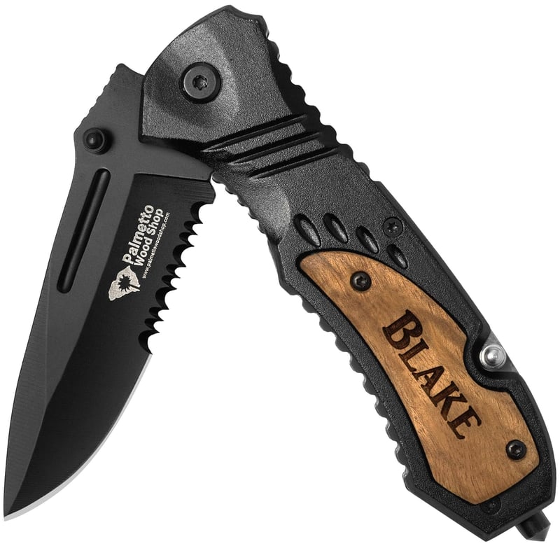 Personalized Pocket Knife - Engraved Gift for Men, 3.25