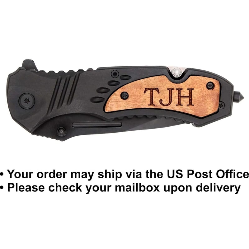 Personalized Pocket Knife - Engraved Gift for Men, 3.25