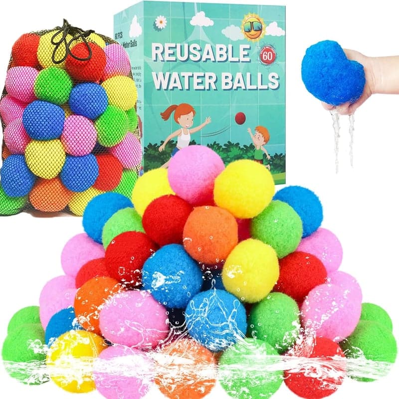 Reusable Water Balloons – Summer Pool & Backyard Toy Set