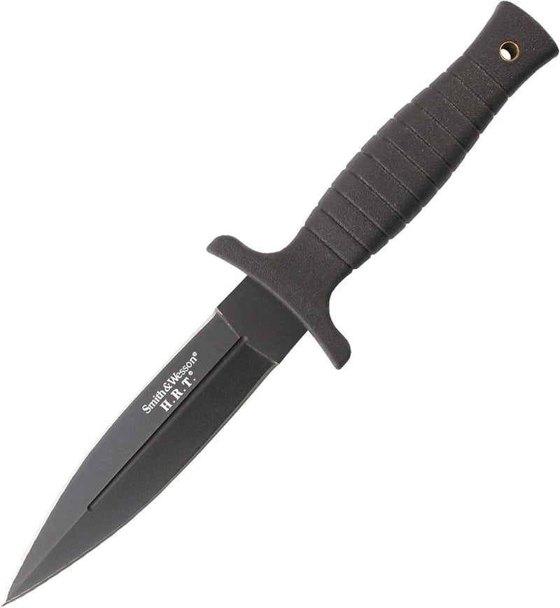 9in High Carbon Steel Fixed Blade Knife with TPE Handle