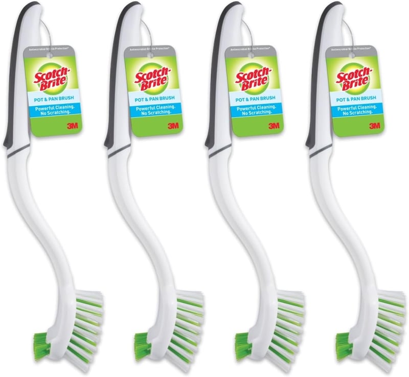 Dish & Pot Cleaning Brush Set, Dishwasher-Safe, Pack of 4