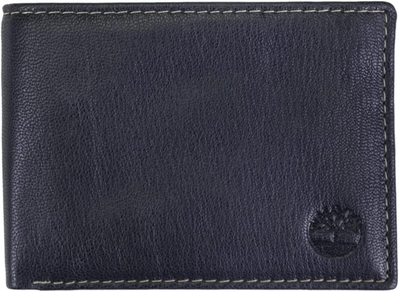 Men's RFID Leather Wallet – Navy Passcase