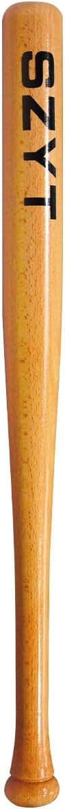 Lightweight Wood Defense Bat, Yellow