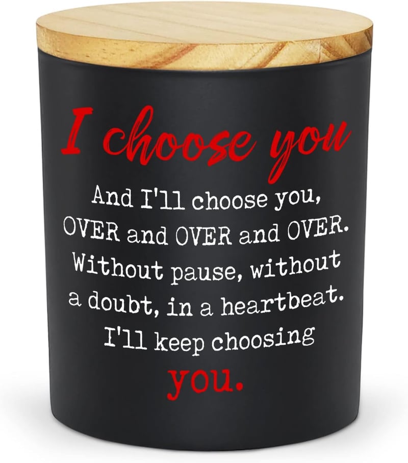 Anniversary Vanilla Lavender Candle, 10 oz for Couples