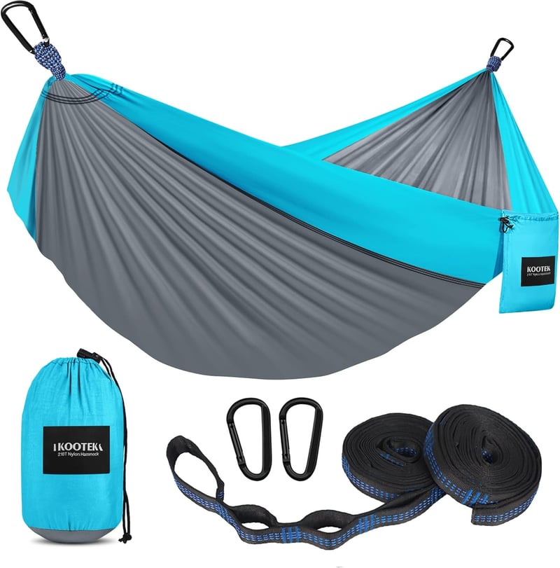 Camping Hammock with Tree Straps, Portable 500 lbs Capacity