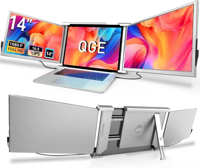Laptop Triple Monitor, 14