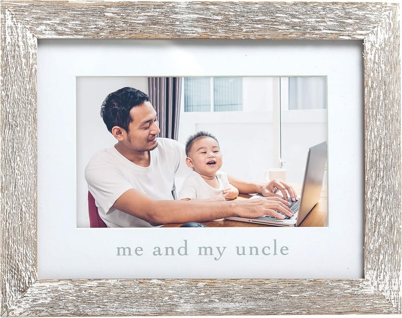 Uncle and Niece/Nephew Rustic Photo Frame