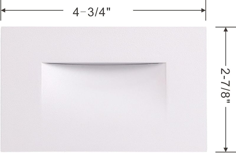 Dimmable LED Step Lights, Indoor/Outdoor, 3000K Warm White, 3-Pack
