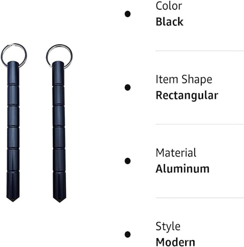 Self Defense Aluminum Keychain Set