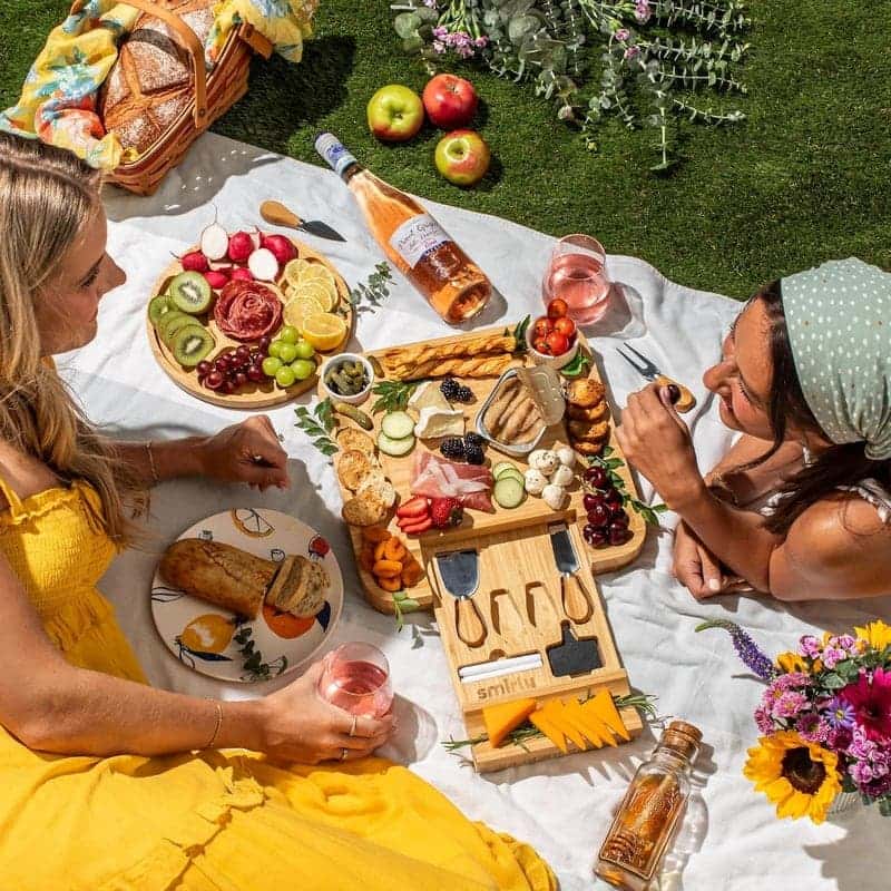 Mother's Day Bamboo Charcuterie Board Set