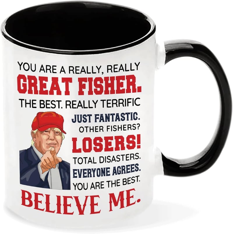 Fishing Mug 11 Oz - Funny Gift for Men, Dad, Husband, Grandpa