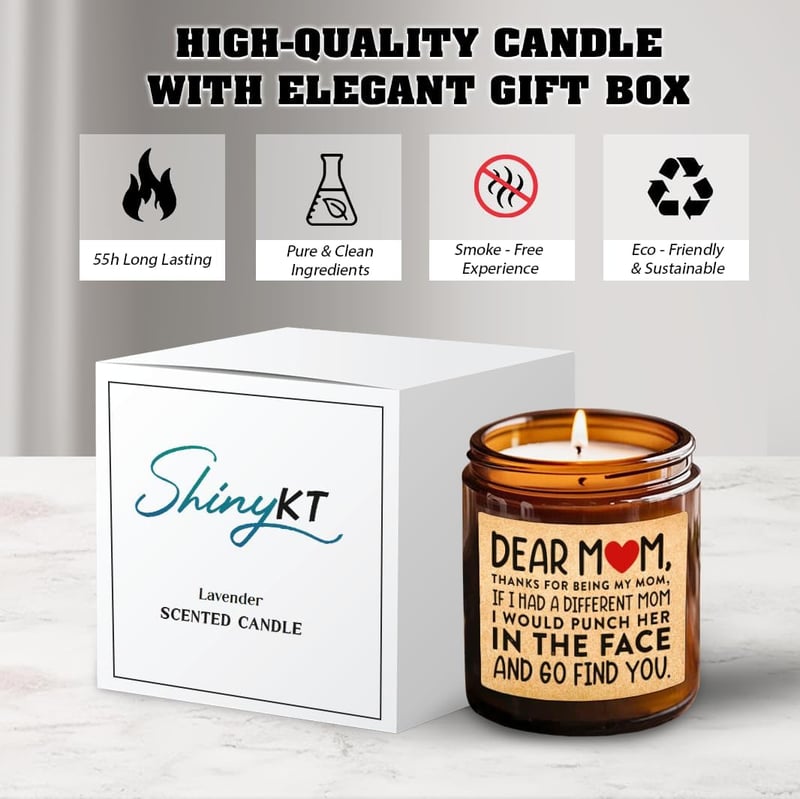 Mother's Day Lavender Scented Candle 7oz