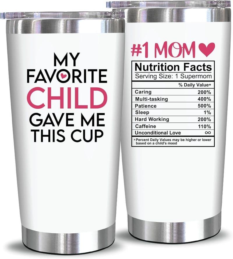 Mother's Day 20 Oz Tumbler Gift for Mom