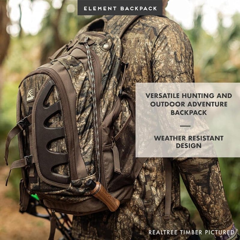Hunting & Outdoor Backpack, 1,831 cu in Heavy Duty Design