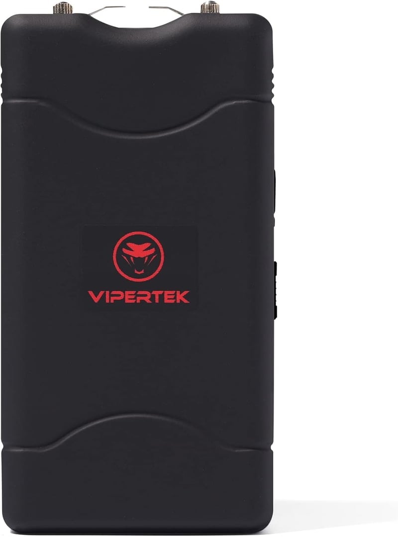 Mini Rechargeable Stun Gun with LED Flashlight for Self-Defense