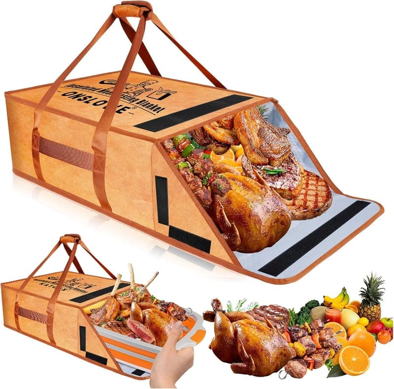 BBQ Meat Resting Blanket - Insulated Bag for Smoking & Grilling (21.2 in)