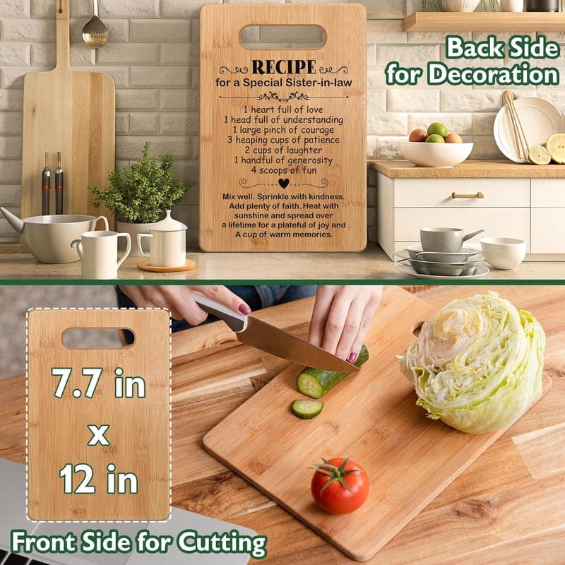 Birthday Cutting Board for Sister-in-Law