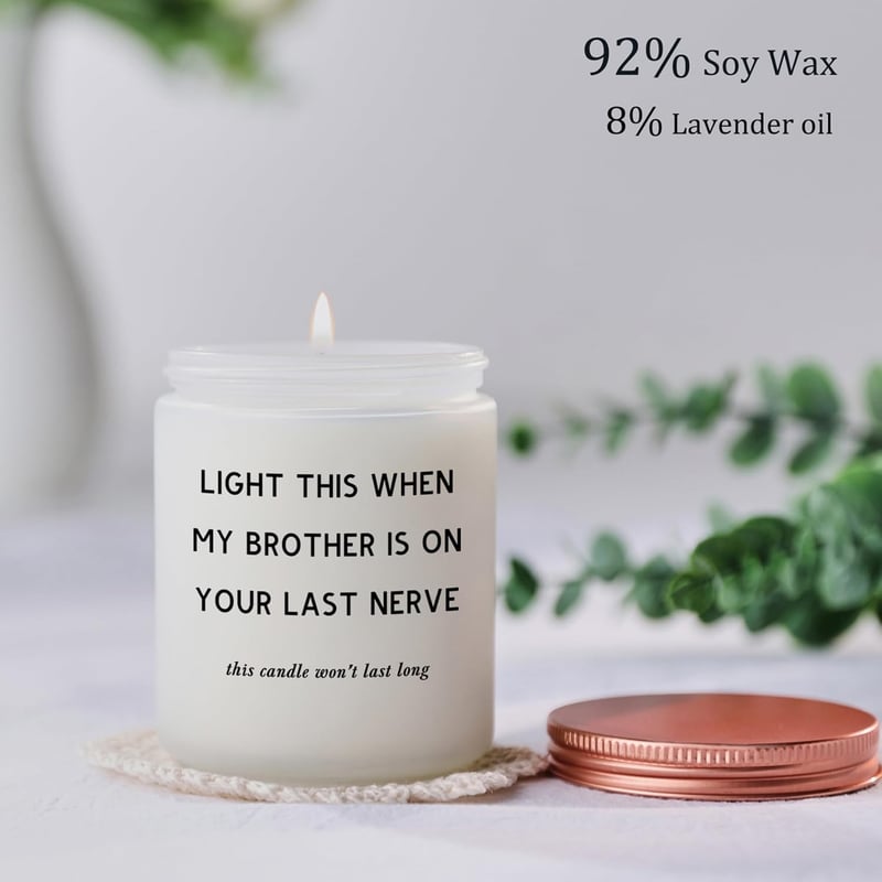 Sister-in-Law Lavender Candle - Birthday Gift