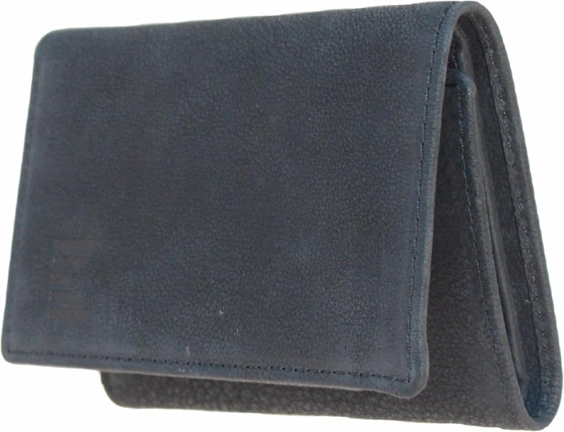 Men's RFID-Blocking Black Leather Wallet