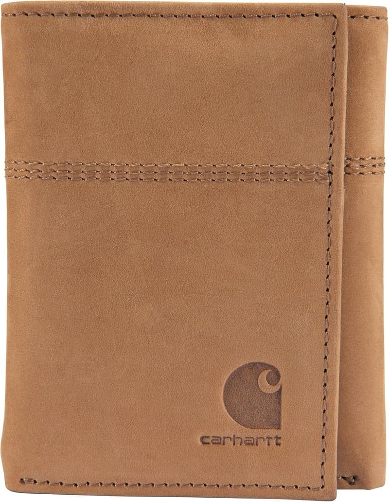 Men's Saddle Leather Wallets by Carhartt, Multiple Styles