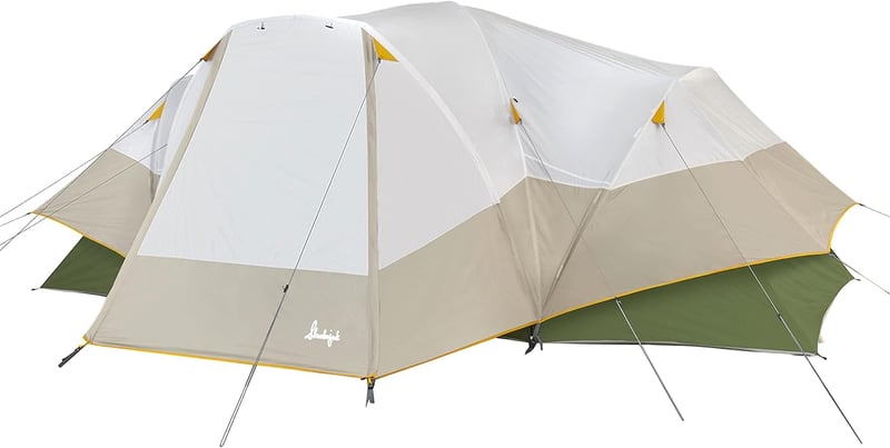 8 Person Hybrid Dome Camping Tent with Storage