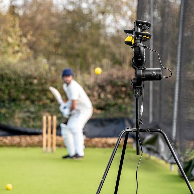 FORZA V55 Cricket Bowling Machine with 12-Ball Feeder