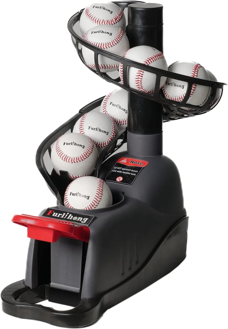 Baseball Soft Toss Machine, Adjustable Angle, No Power Needed