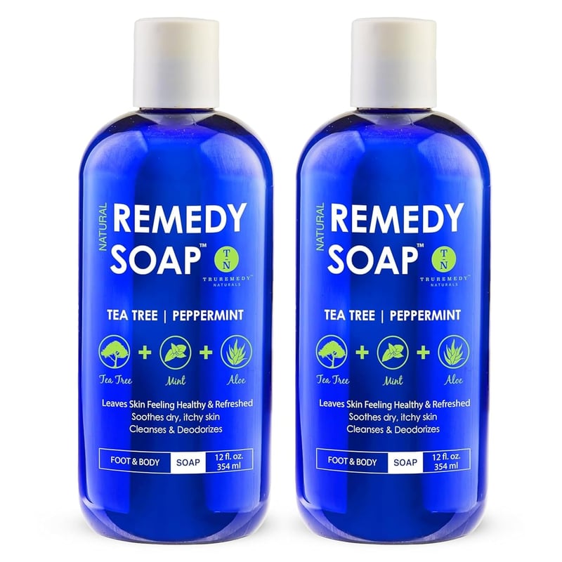 Tea Tree Oil Body Wash, Aloe & Peppermint, 12oz (Pack of 2)