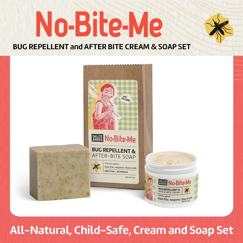 No-Bite Me Bug Repellent Cream & Soap Set