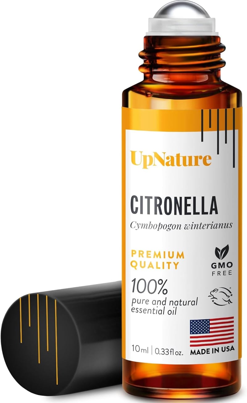 Citronella Oil Roll-On: 100% Natural for Skin