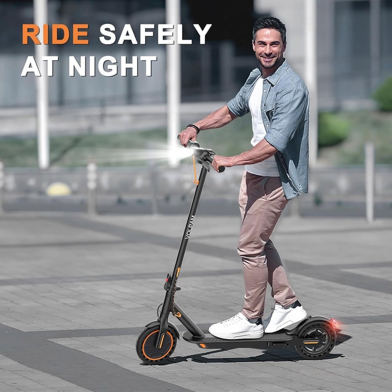 Folding Electric Scooter with Dual Brakes