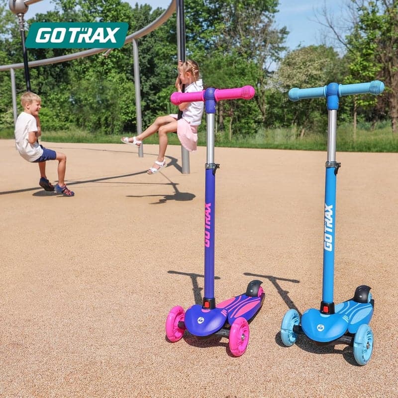 Kids' Kick Scooter with LED Wheels & Adjustable Height