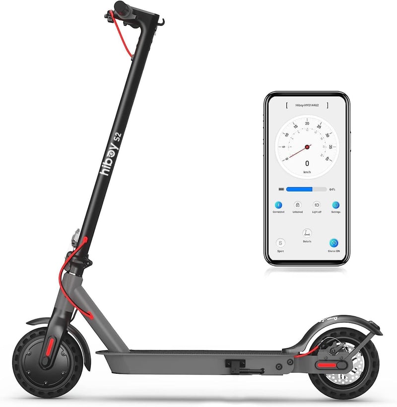 Electric Commuter Scooter: Folding, 19 MPH, App-Control