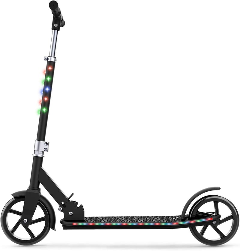 Kick Scooter with Adjustable Handlebar & Rear Brake