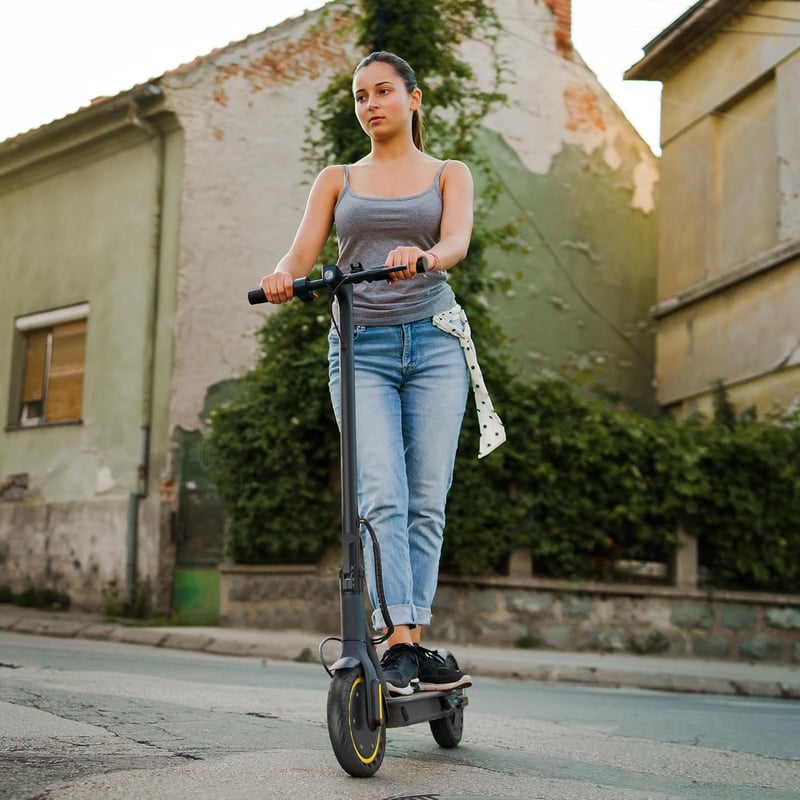 Electric Scooter, Long-Range, Folding, Dual Braking