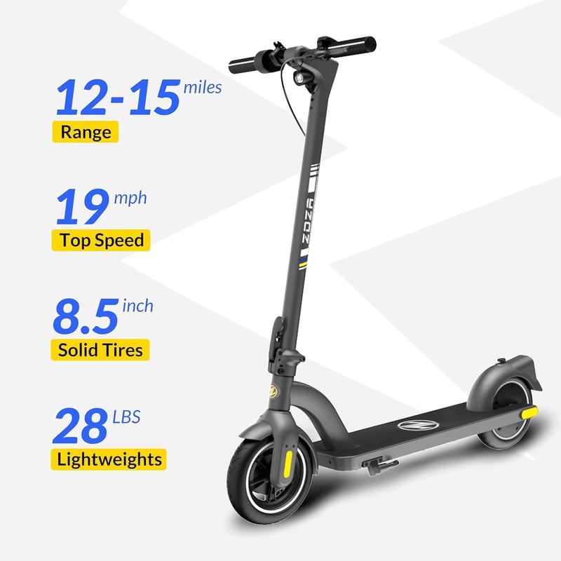 Electric Scooter for Adults with 19 MPH and 15 Mi Range