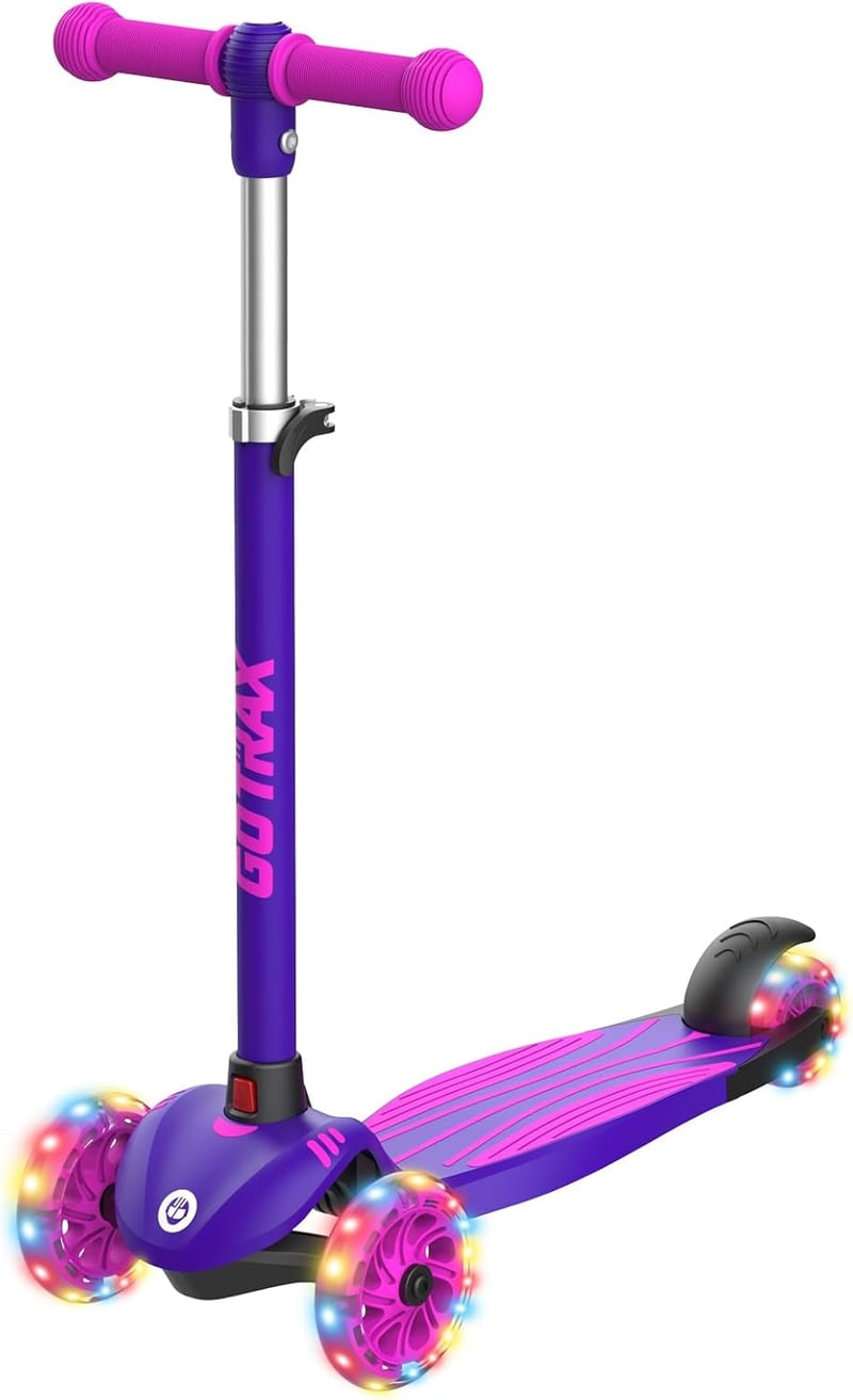 Kids' 3-Wheel Scooter with LED Wheels