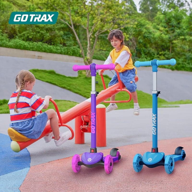 Kids' 3-Wheel Scooter with LED Wheels