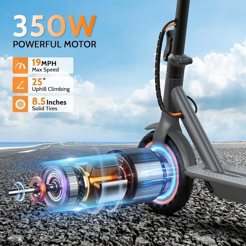 Electric Commuter Scooter, 350W/500W Dual Motor