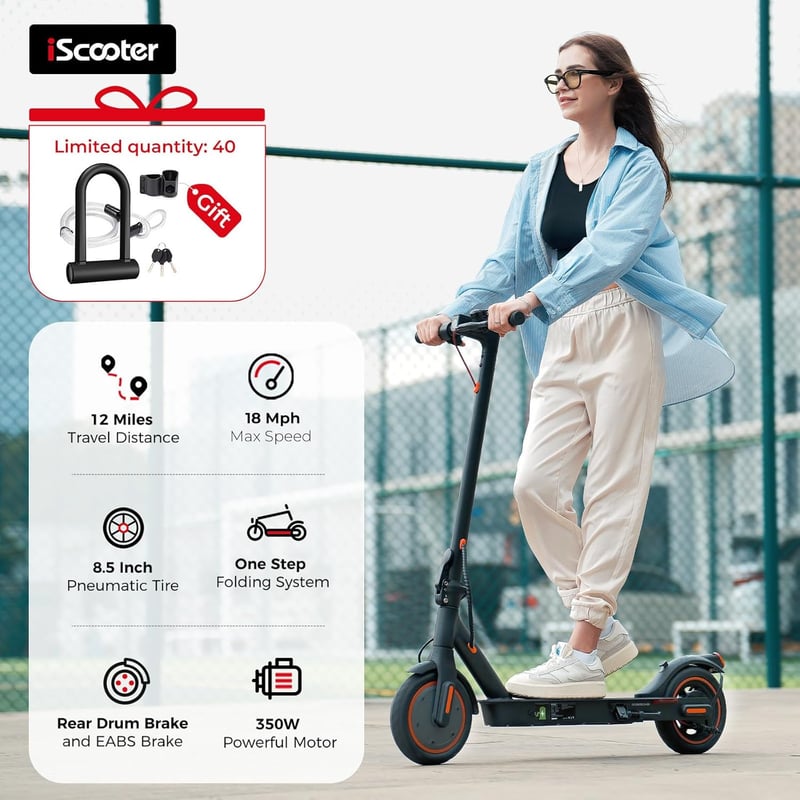 Commuting Electric Scooter for Adults, Long Range