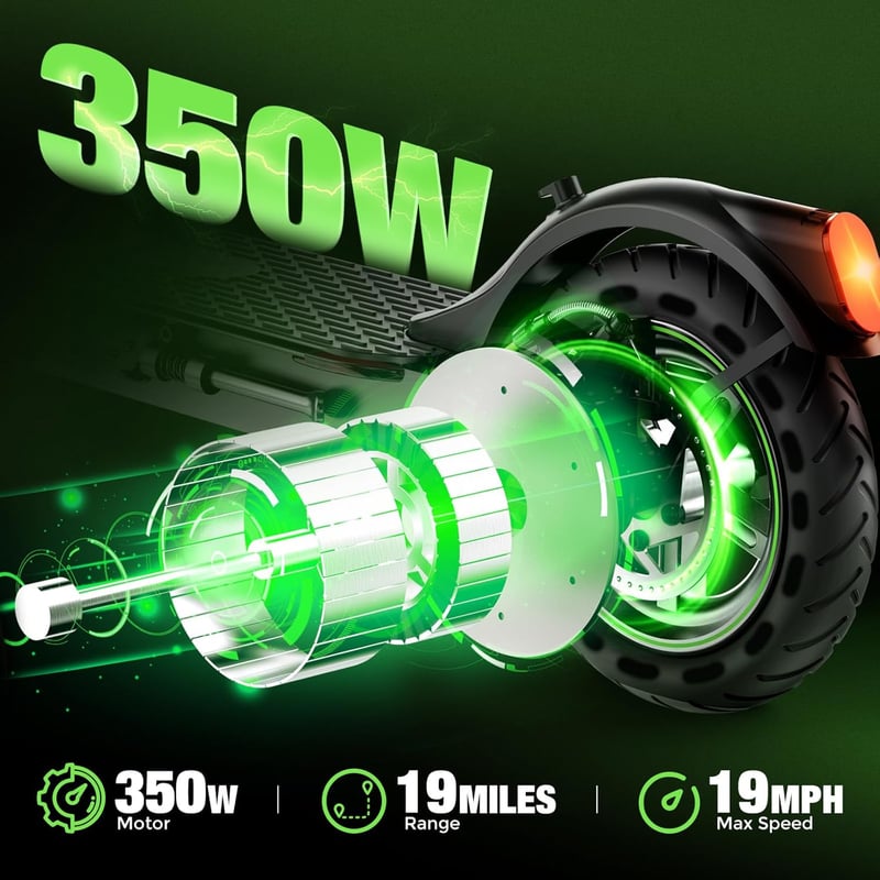 Foldable Adult Electric Scooter, Long Range, Turn Signals