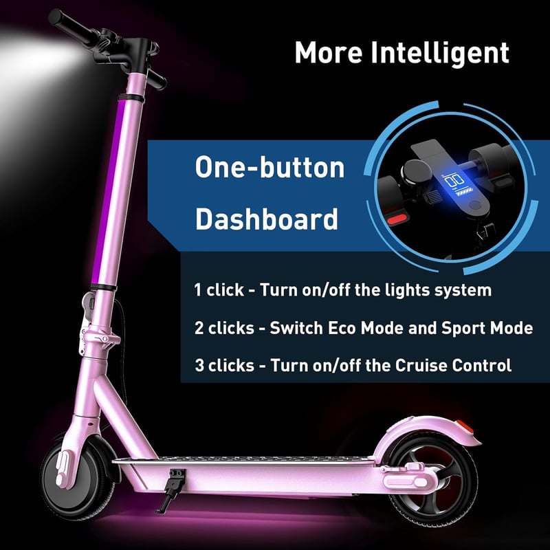 Electric Scooter for Teens, 350W, Foldable, UL Certified