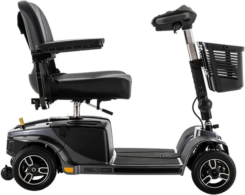 Revo 2.0 Mobility Scooter, 400 Lbs, Comfort Suspension