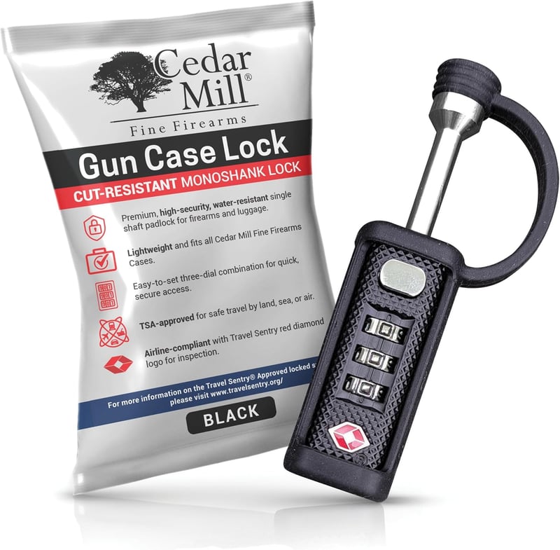 TSA Gun Case Lock - Durable, Child-Safe Security