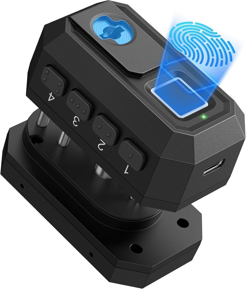 Biometric Gun Trigger Lock for Quick Access
