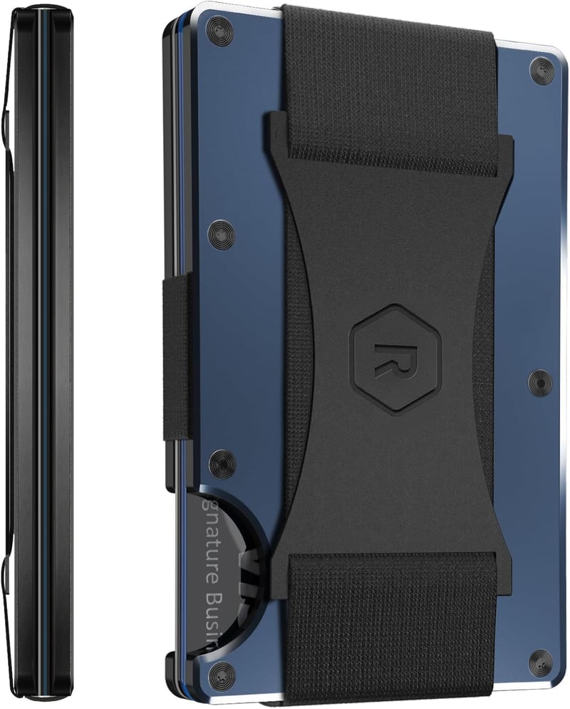 Slim Minimalist RFID Wallet for Men – Front Pocket Card Holder