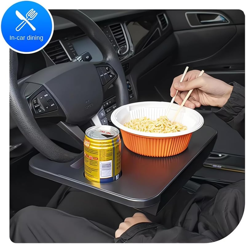 Car Steering Wheel Tray & Seat Gap Organizer