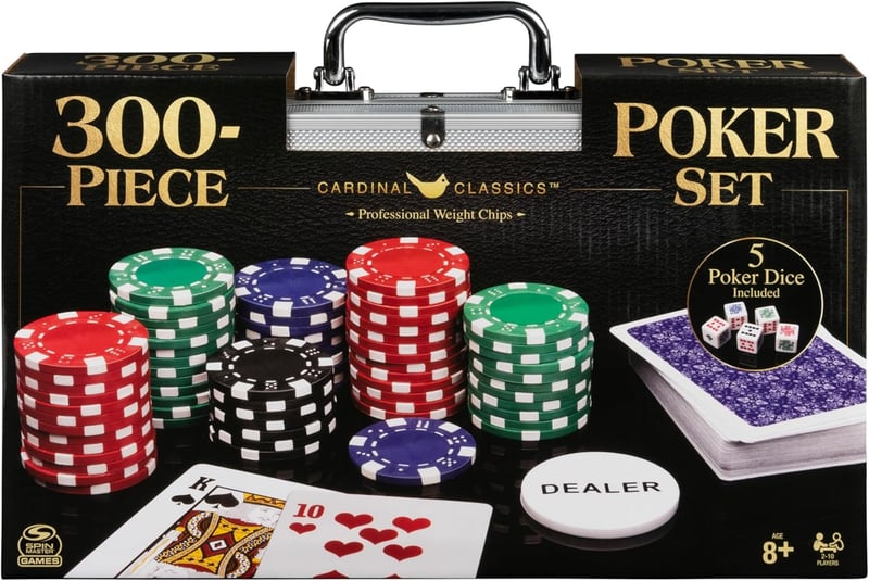 300-Piece Poker Set with Aluminum Case & Pro Chips